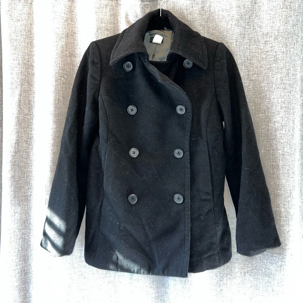 𝅺WOMENS J. Crew small pea coat